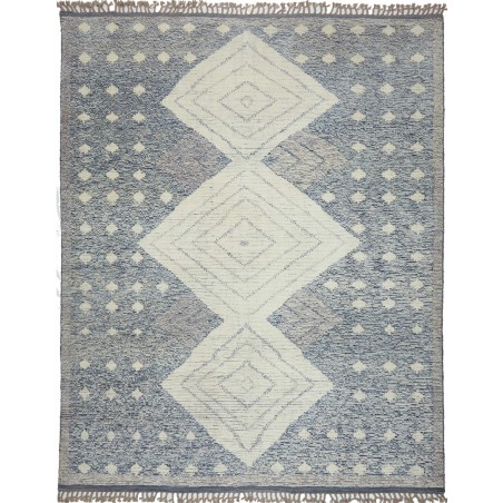 Tappeto Gabbeh Marrakech Pakistan azzurro beige 256x315