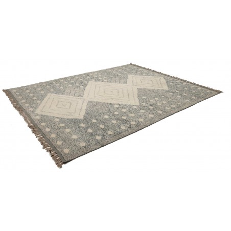 Tappeto Gabbeh Marrakech Pakistan azzurro beige 256x315