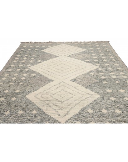 Tappeto Gabbeh Marrakech Pakistan azzurro beige 256x315