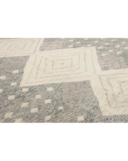 Tappeto Gabbeh Marrakech Pakistan azzurro beige 256x315