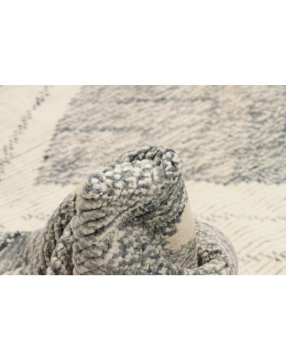 Tappeto Gabbeh Marrakech Pakistan azzurro beige 256x315