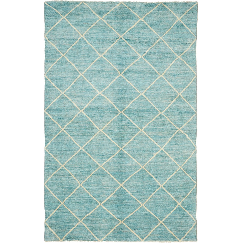 Tappeto Gabbeh Marrakech Pakistan azzurro 153x245