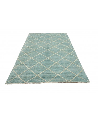 Tappeto Gabbeh Marrakech Pakistan azzurro 153x245