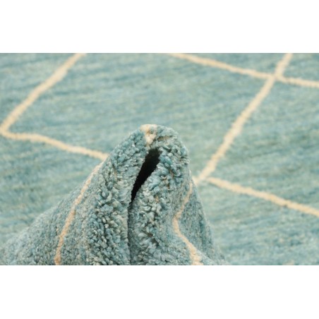 Tappeto Gabbeh Marrakech Pakistan azzurro 153x245
