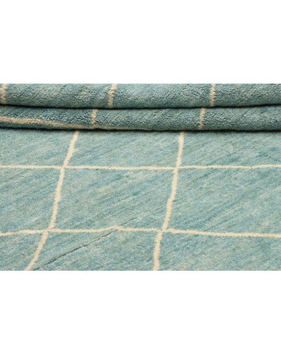 Tappeto Gabbeh Marrakech Pakistan azzurro 153x245