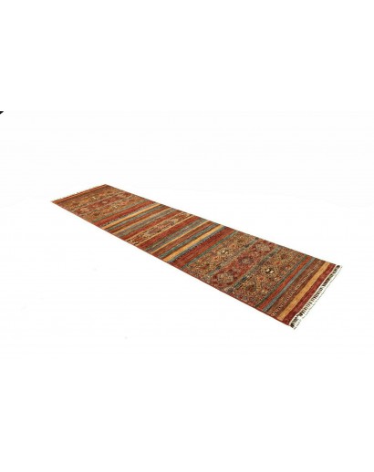 Tappeto Samarkand Pakistan rosso 76x303