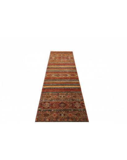 Tappeto Samarkand Pakistan rosso 76x303