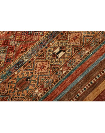 Tappeto Samarkand Pakistan rosso 76x303