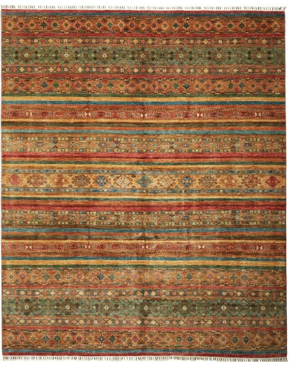 Tappeto Samarkand Pakistan marrone grigio 251x305
