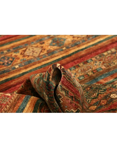 Tappeto Samarkand Pakistan marrone grigio 251x305