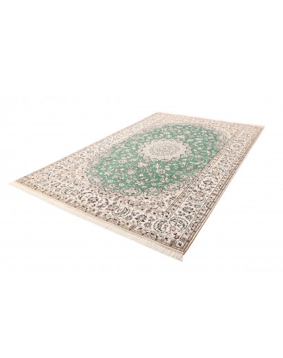 Tappeto Nain 9La Persia bianco azzurro 200x298