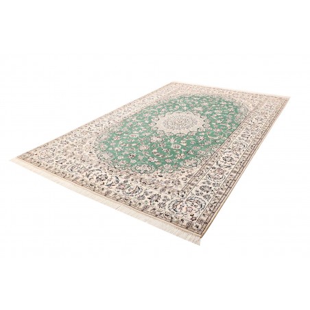 Tappeto Nain 9La Persia bianco azzurro 200x298