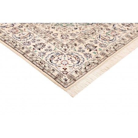 Tappeto Nain 9La Persia bianco azzurro 200x298