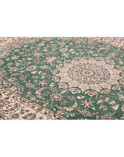 Tappeto Nain 9La Persia bianco azzurro 200x298