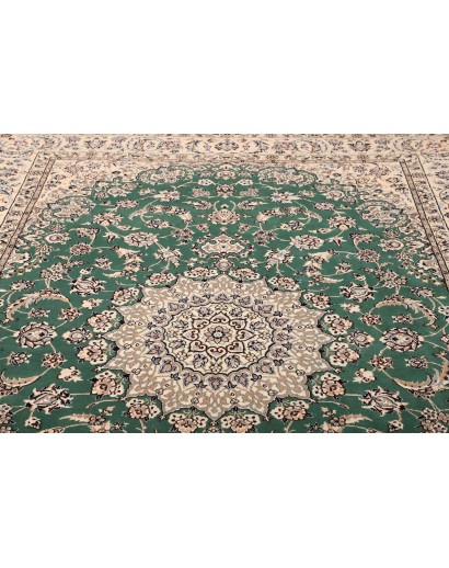Tappeto Nain 9La Persia bianco azzurro 200x298
