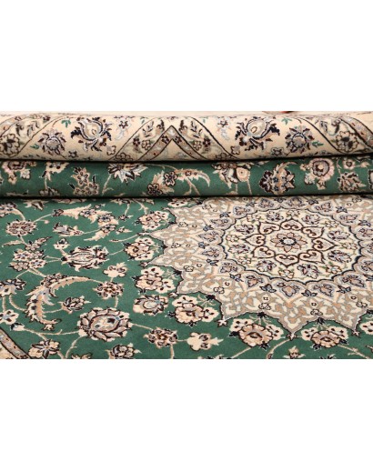 Tappeto Nain 9La Persia bianco azzurro 200x298