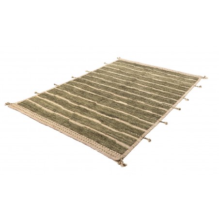 Tappeto Gabbeh Marrakech Pakistan bianco beige 155x222