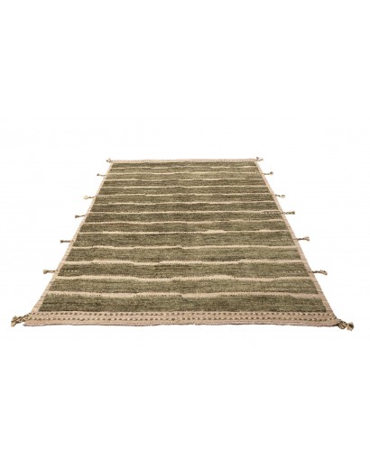 Tappeto Gabbeh Marrakech Pakistan bianco beige 155x222