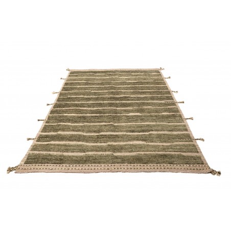 Tappeto Gabbeh Marrakech Pakistan bianco beige 155x222