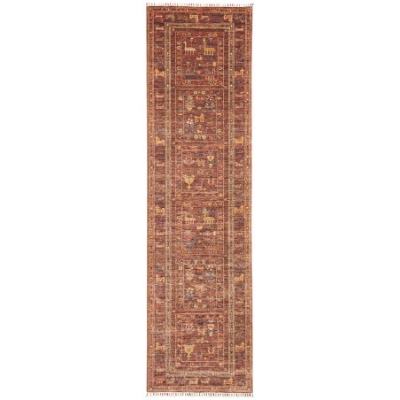 Tappeto Rubin Pakistan rosso giallo 80x296
