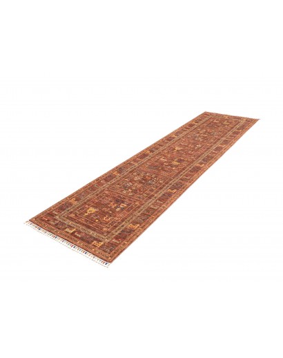 Tappeto Rubin Pakistan rosso giallo 80x296