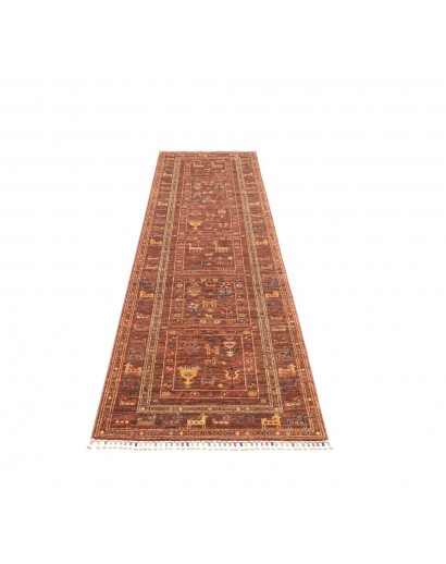 Tappeto Rubin Pakistan rosso giallo 80x296