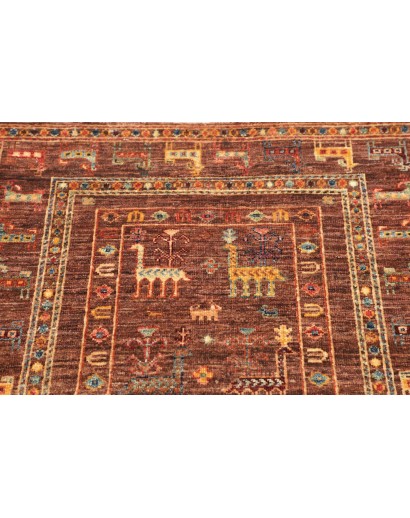 Tappeto Rubin Pakistan rosso giallo 80x296