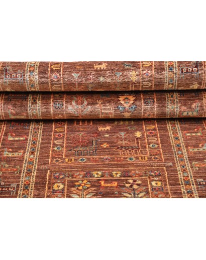 Tappeto Rubin Pakistan rosso giallo 80x296