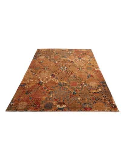 Tappeto Shahi Fine Pakistan rosso giallo 170x233