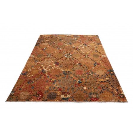 Tappeto Shahi Fine Pakistan rosso giallo 170x233