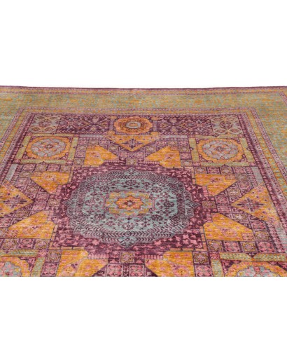 Tappeto Mamlouk Pakistan marrone grigio 247x300