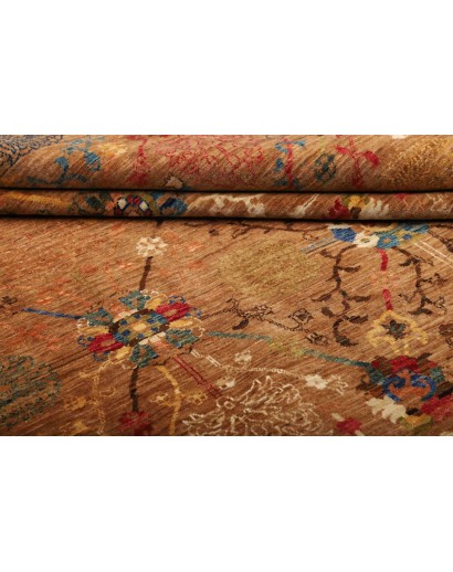 Tappeto Shahi Fine Pakistan rosso giallo 170x233