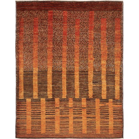 Tappeto Gabbeh Marrakech Pakistan arancione bianco 247x319