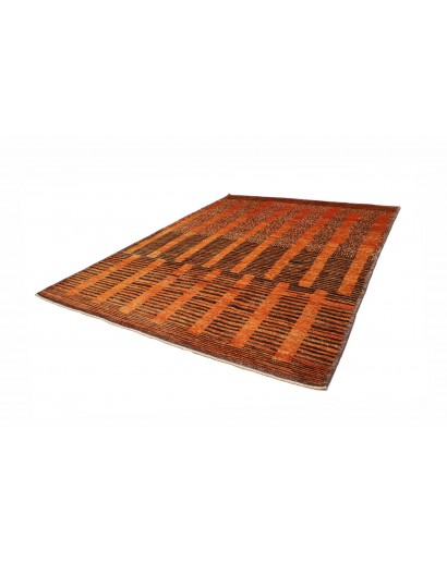 Tappeto Gabbeh Marrakech Pakistan arancione bianco 247x319