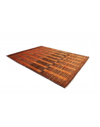 Tappeto Gabbeh Marrakech Pakistan arancione bianco 247x319