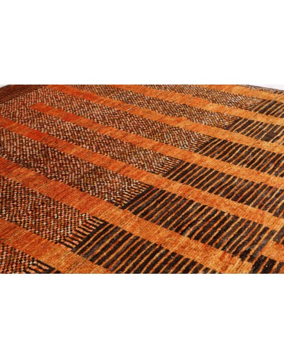 Tappeto Gabbeh Marrakech Pakistan arancione bianco 247x319