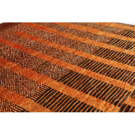 Tappeto Gabbeh Marrakech Pakistan arancione bianco 247x319