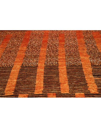 Tappeto Gabbeh Marrakech Pakistan arancione bianco 247x319