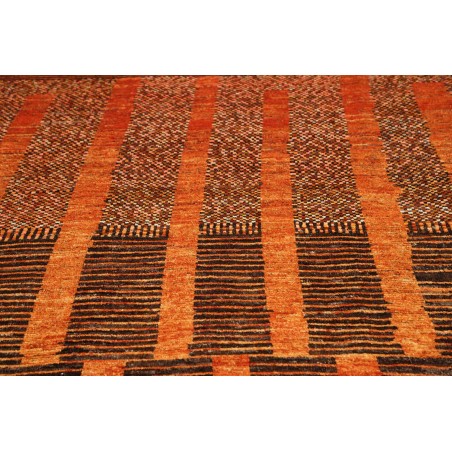 Tappeto Gabbeh Marrakech Pakistan arancione bianco 247x319