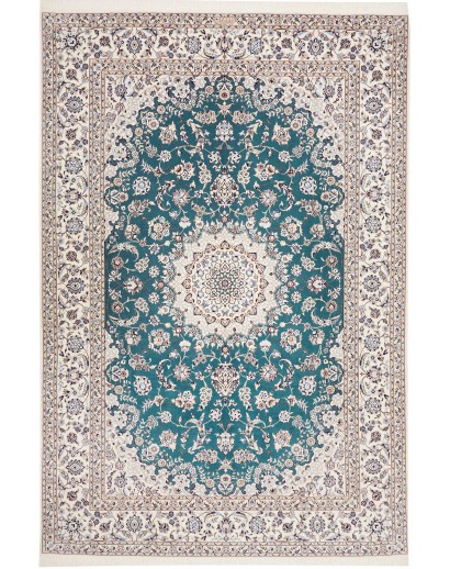 Tappeto Nain 6La Persia bianco grigio 203x303