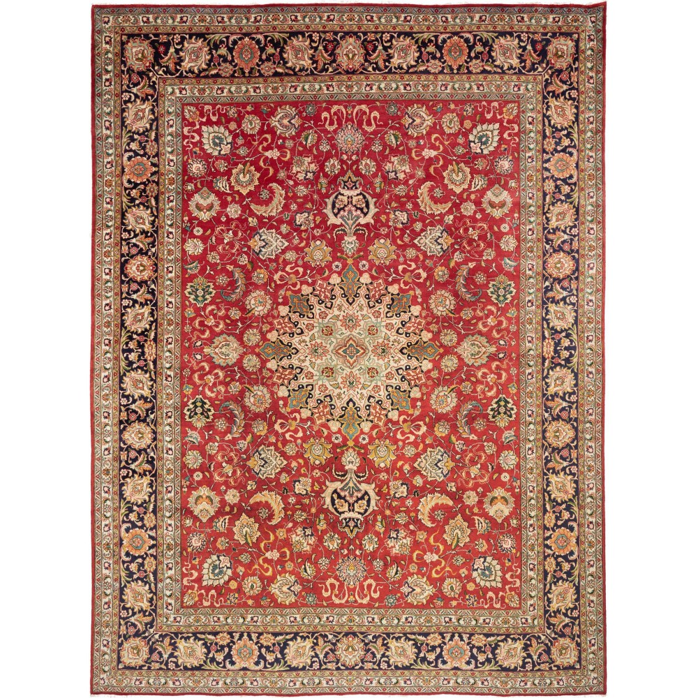 Tappeto Tabriz Persia marrone 290x390