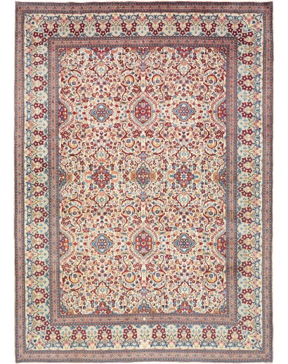 Tappeto Kashan Persia beige marrone 248x345