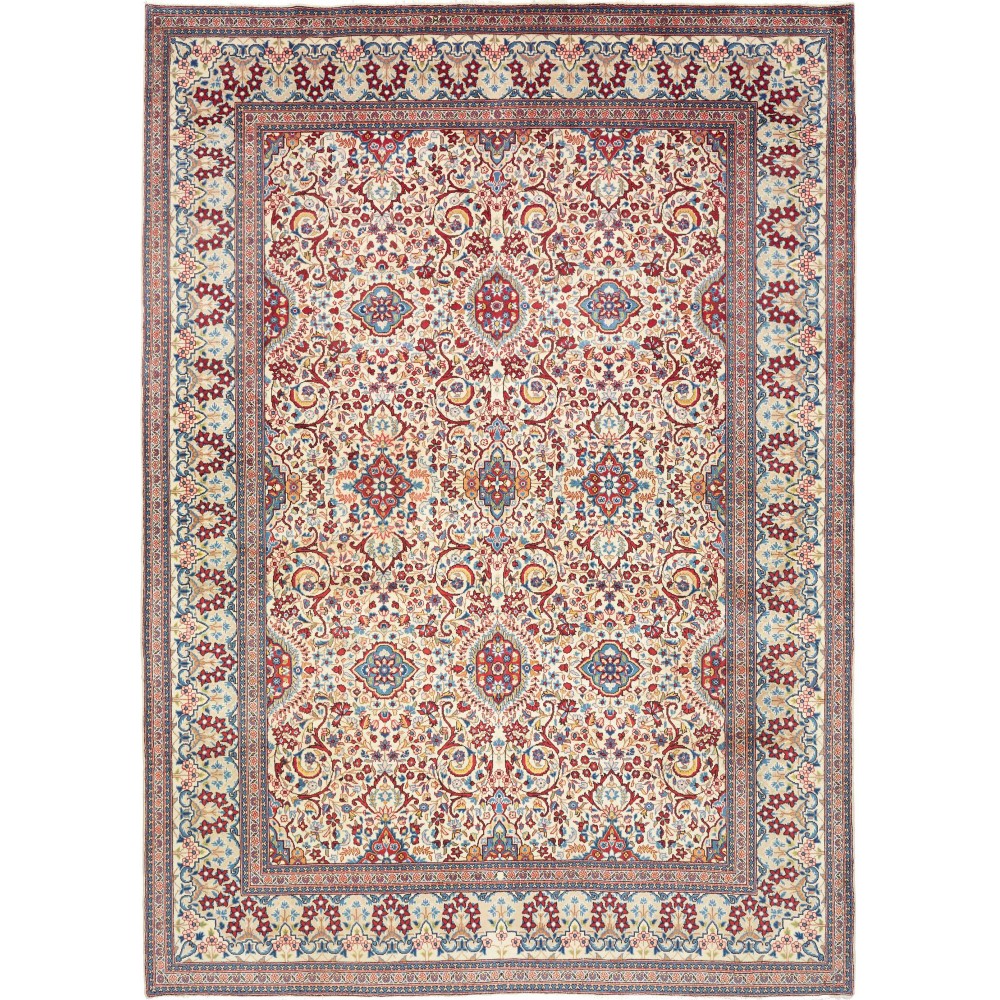 Tappeto Kashan Persia beige marrone 248x345