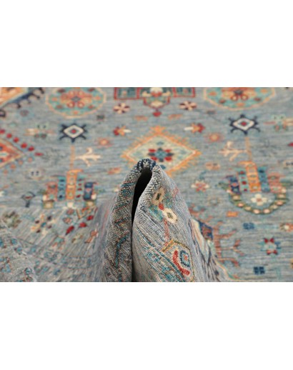 Tappeto Tribal Pakistan azzurro 195x241