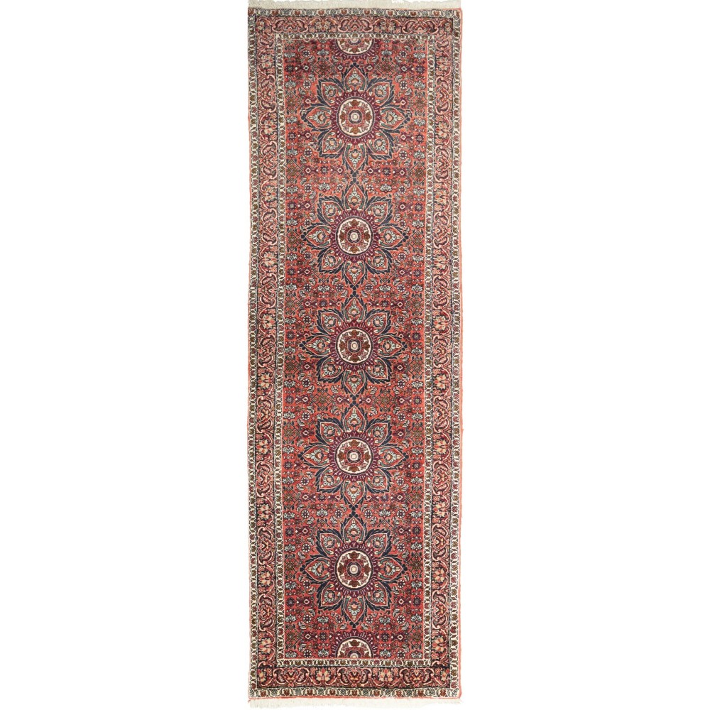 Tappeto Bidjar Persia azzurro grigio 66x210 Tappeto Bidjar Persia azzurro grigio 66x210