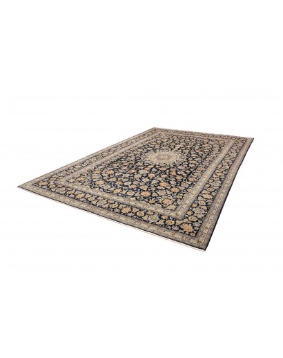 Tappeto Kashan Persia marrone blu 258x375