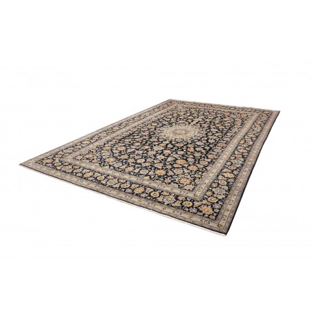 Tappeto Kashan Persia marrone blu 258x375