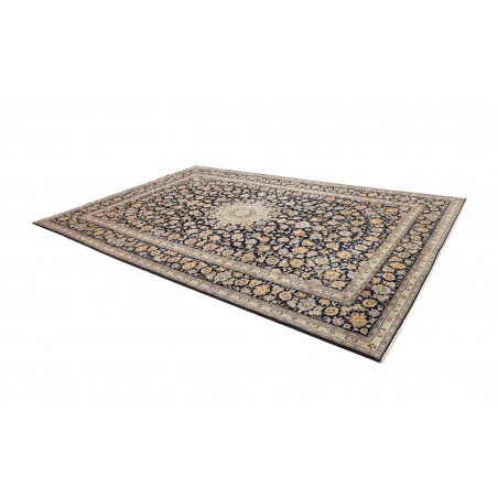 Tappeto Kashan Persia marrone blu 258x375