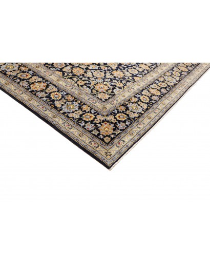 Tappeto Kashan Persia marrone blu 258x375