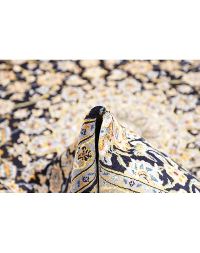 Tappeto Kashan Persia marrone blu 258x375